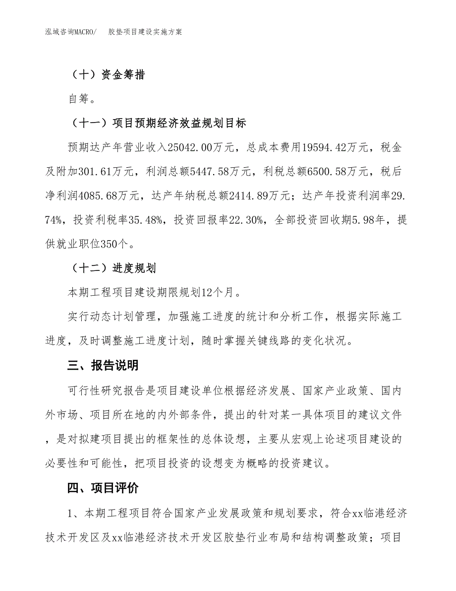 胶垫项目建设实施方案.docx_第4页