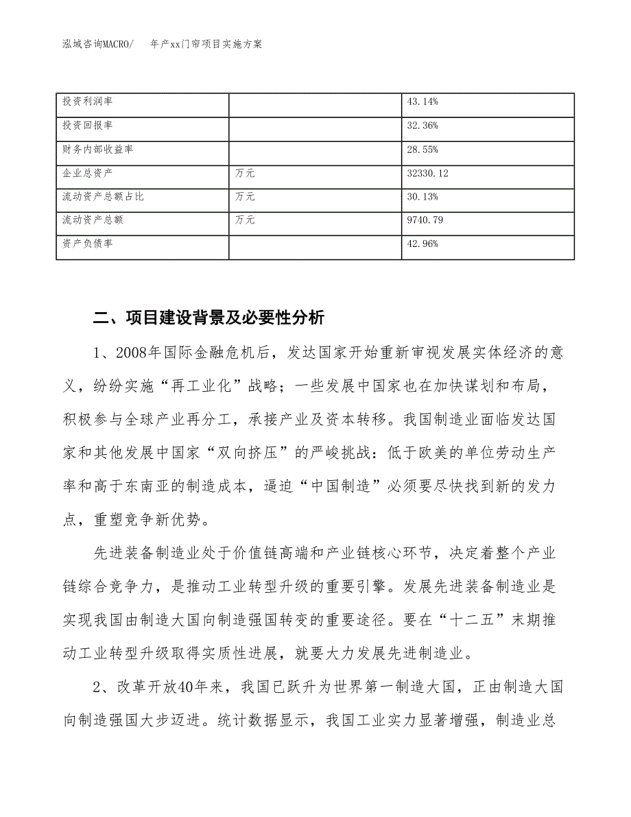 年产xx门帘项目实施方案模板.docx_第3页