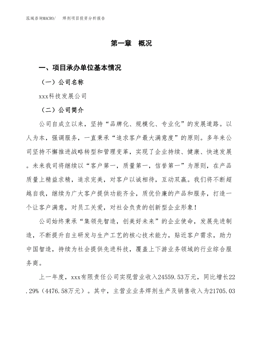 焊剂项目投资分析报告（总投资18000万元）（80亩）_第2页