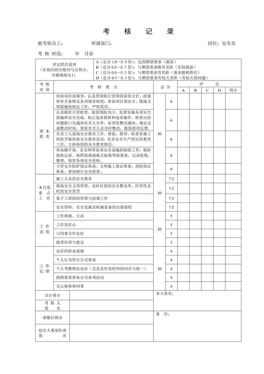 考核记录_第5页