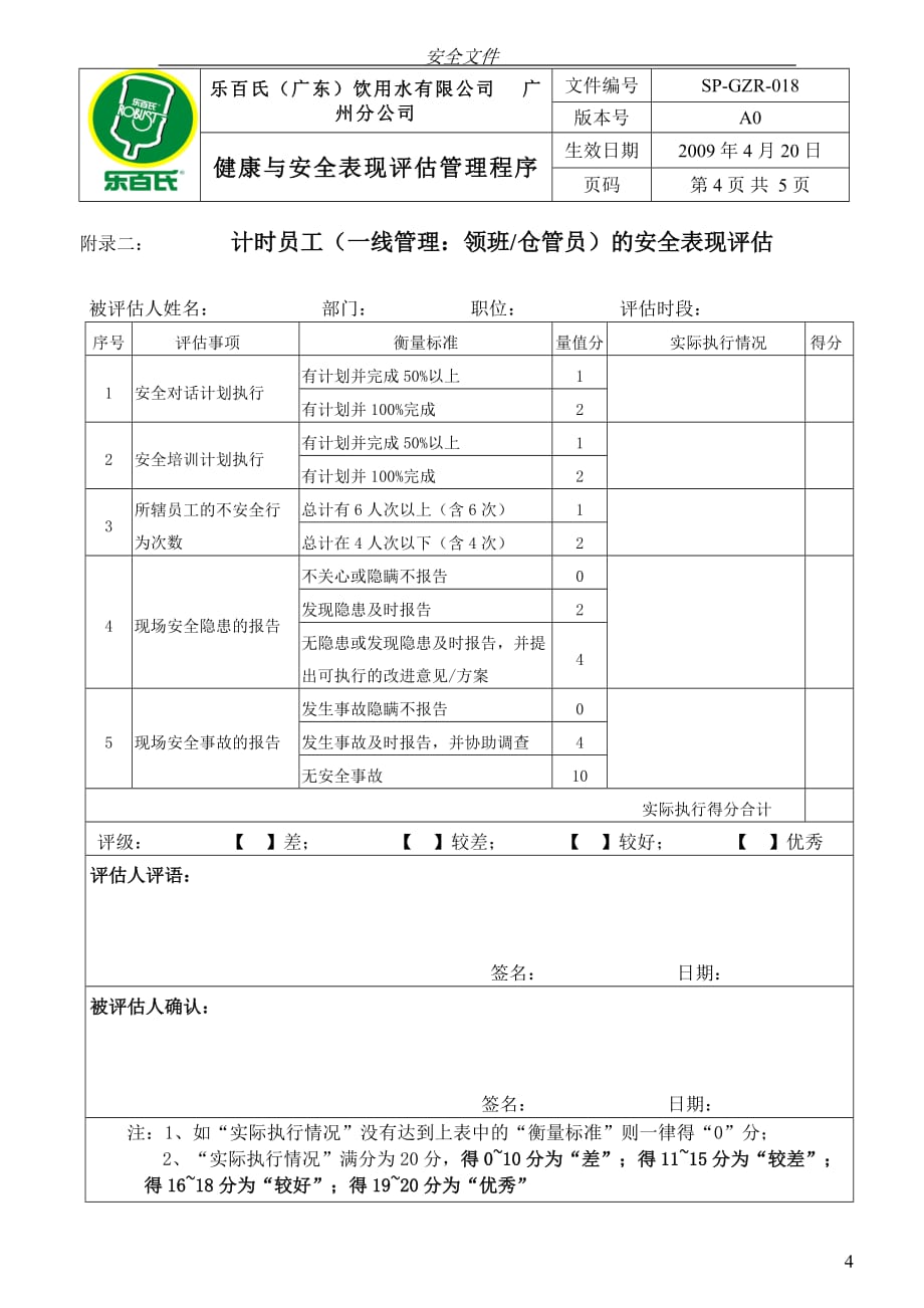 （精品文档）健康与安全表现评估-018_第4页