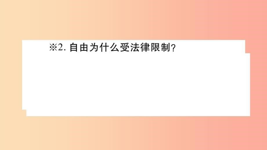 安徽省2019中考道德与法治总复习八下第4单元崇尚法治精神知识梳理课件_第5页