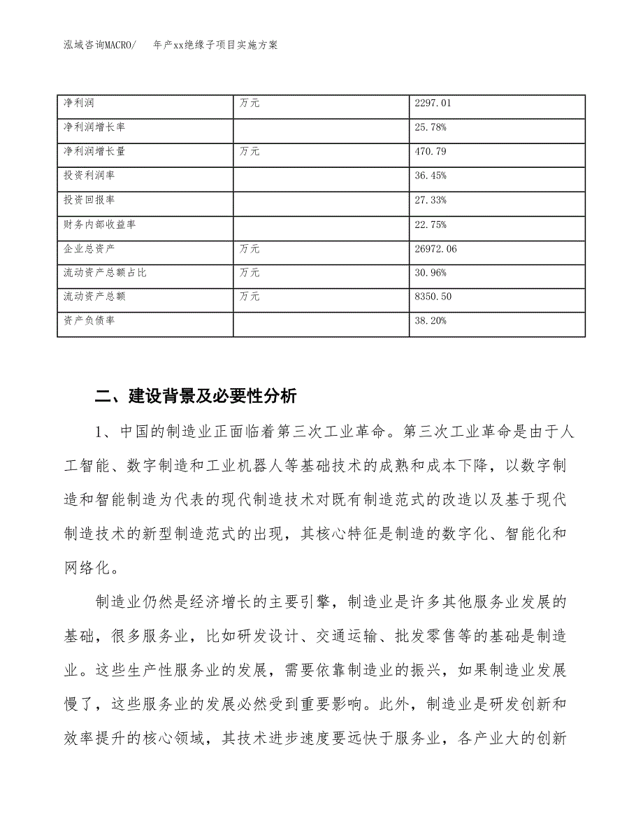 年产xx绝缘子项目实施方案模板.docx_第3页