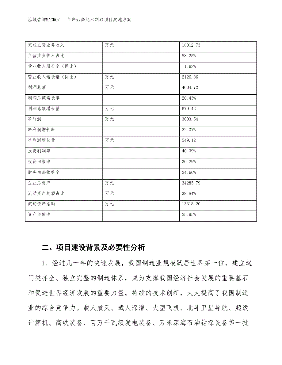 年产xx高纯水制取项目实施方案模板.docx_第3页