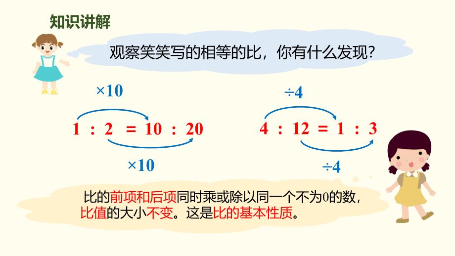 六年级上册数学课件第六单元－第3课时 比的化简北师大版_第4页