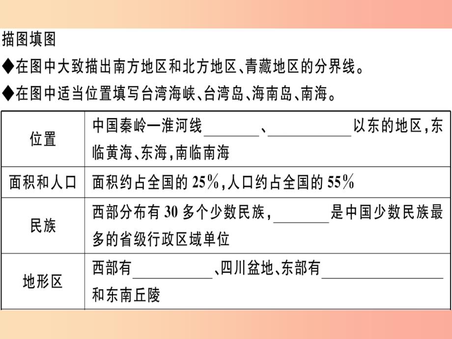 2019八年级地理下册第五章第二节北方地区和南方地区第2课时南方地区习题课件新版湘教版_第3页