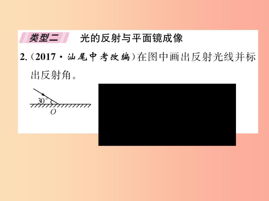 2019年八年级物理上册名师专题3光学作图习题课件新版教科版_第4页