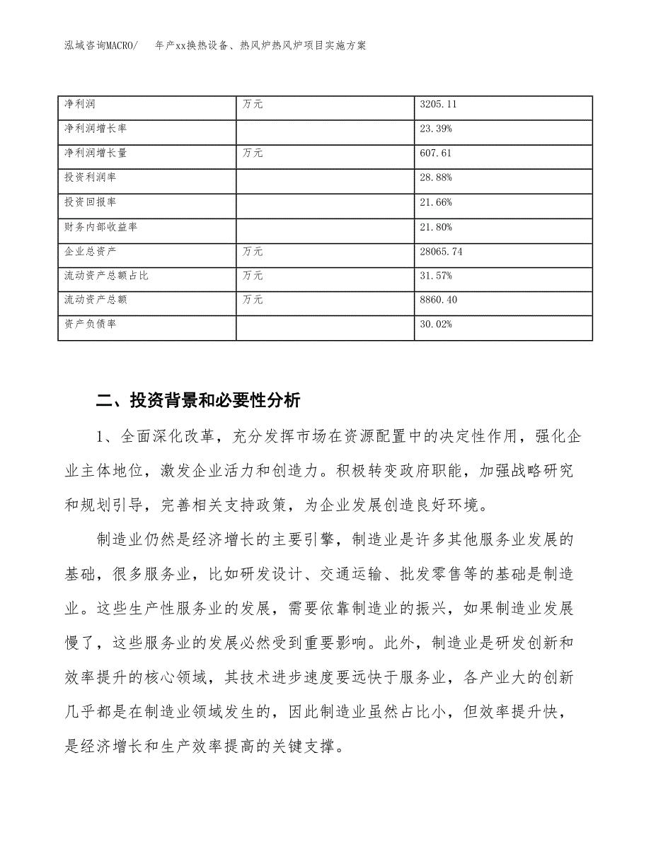 年产xx换热设备、热风炉热风炉项目实施方案模板.docx_第3页