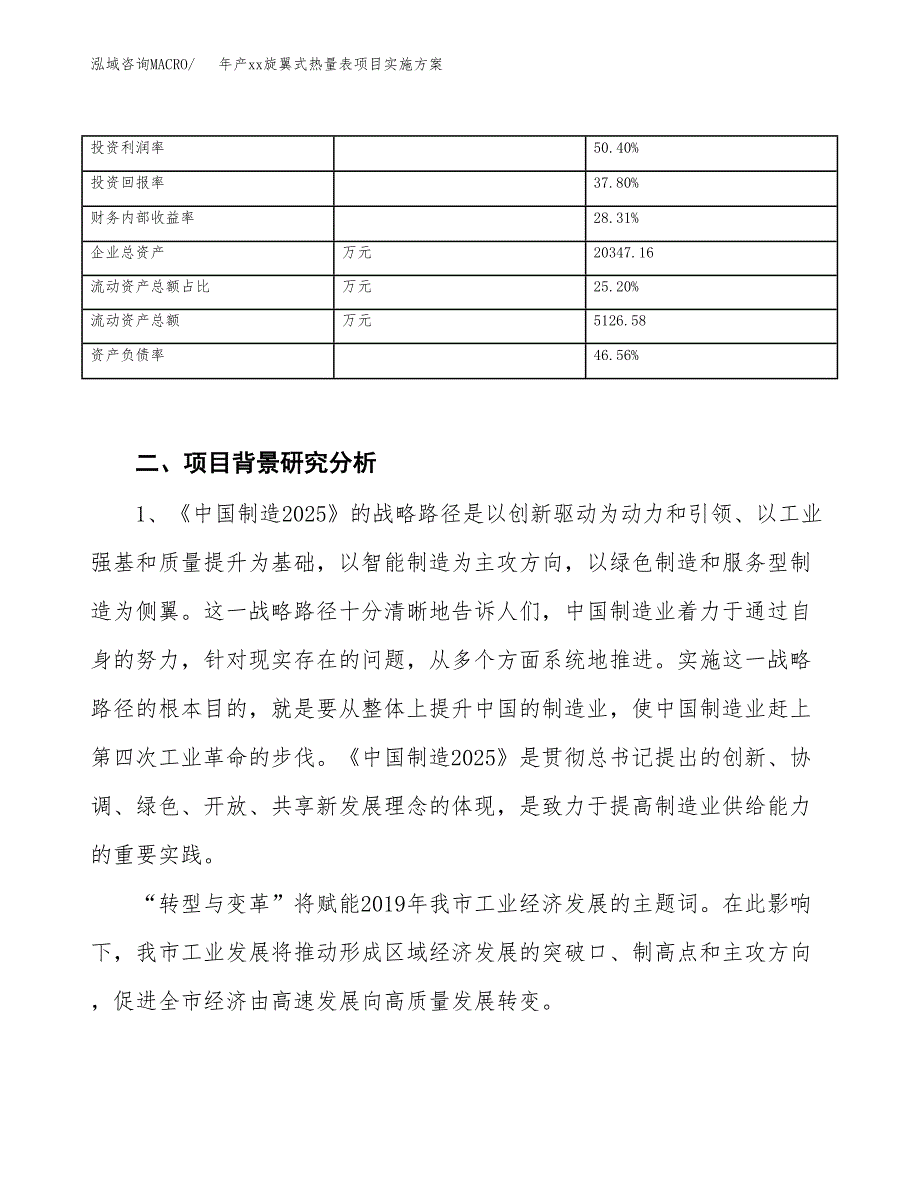 年产xx旋翼式热量表项目实施方案模板.docx_第3页