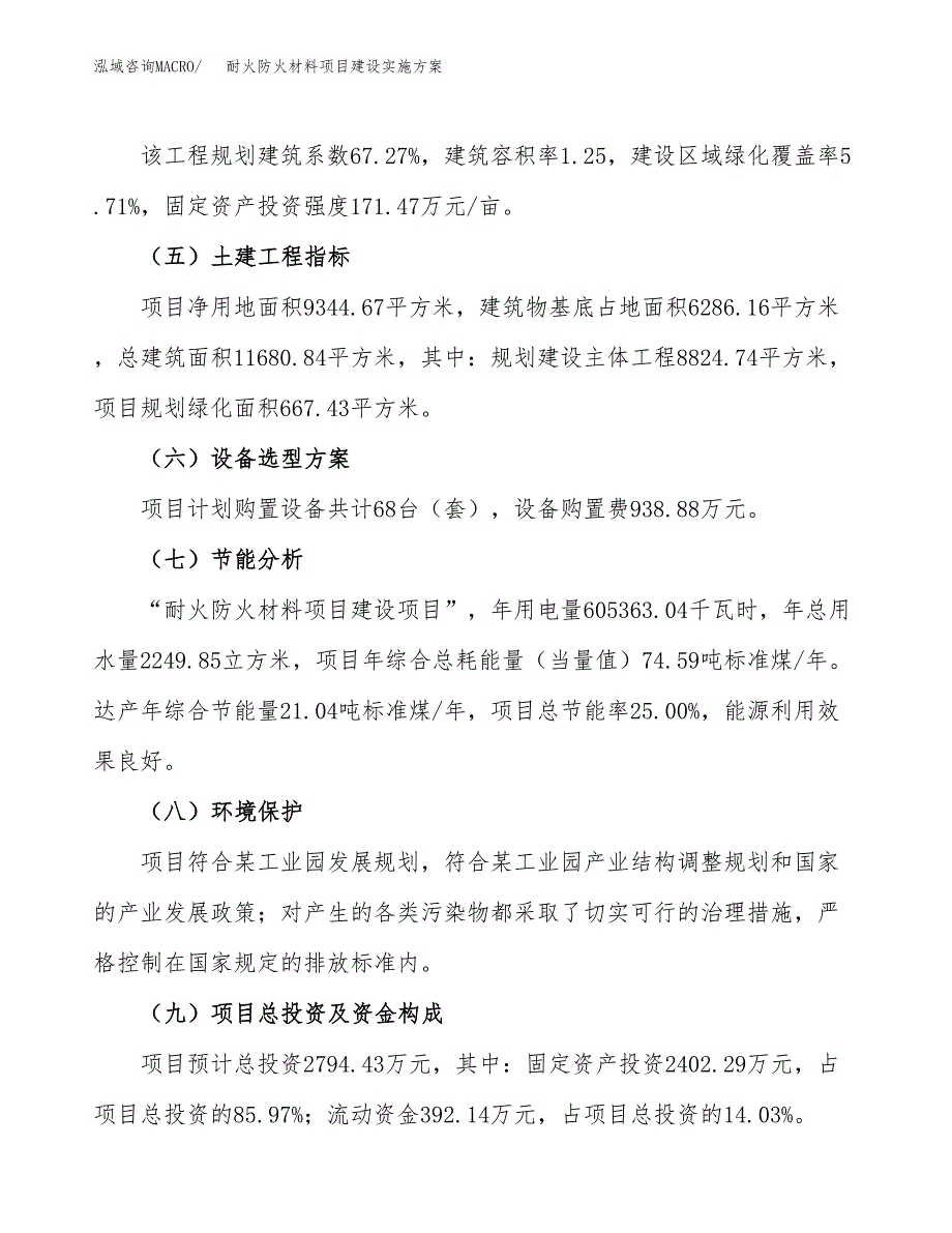 耐火防火材料项目建设实施方案.docx_第3页