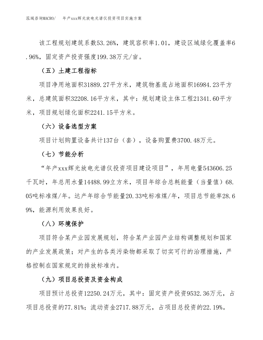 年产xxx辉光放电光谱仪投资项目实施方案.docx_第3页