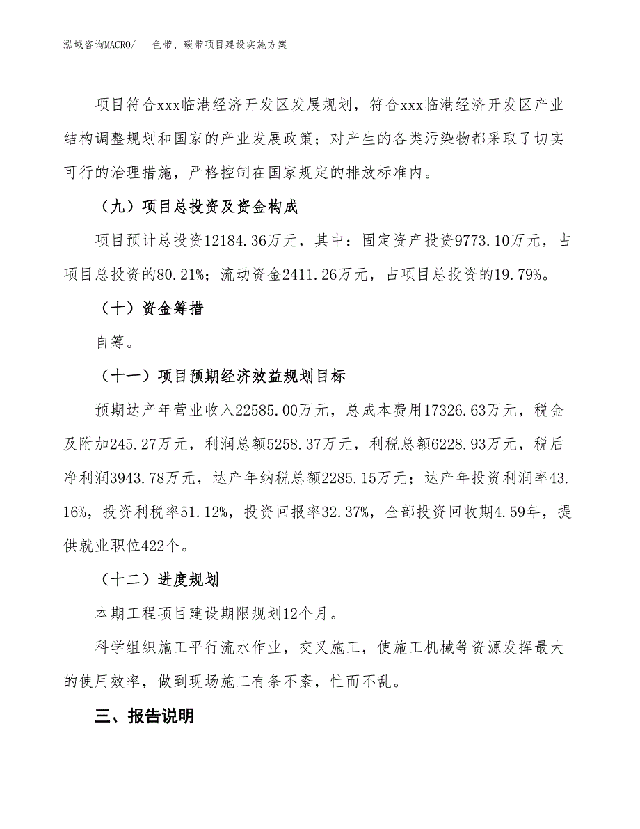 色带、碳带项目建设实施方案.docx_第4页