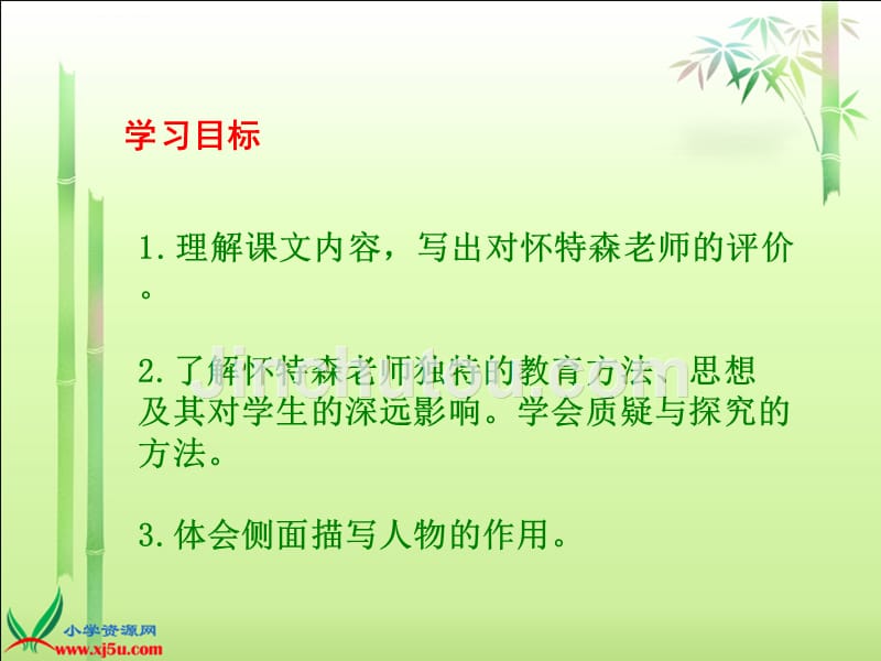 《一个这样的老师》课件(北京版六年级语文上册课件).ppt_第3页