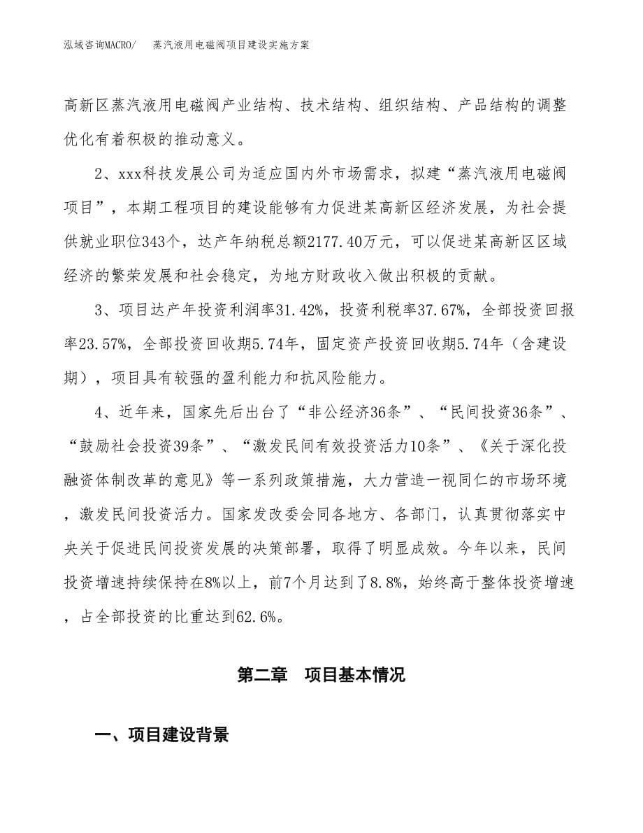 蒸汽液用电磁阀项目建设实施方案.docx_第5页