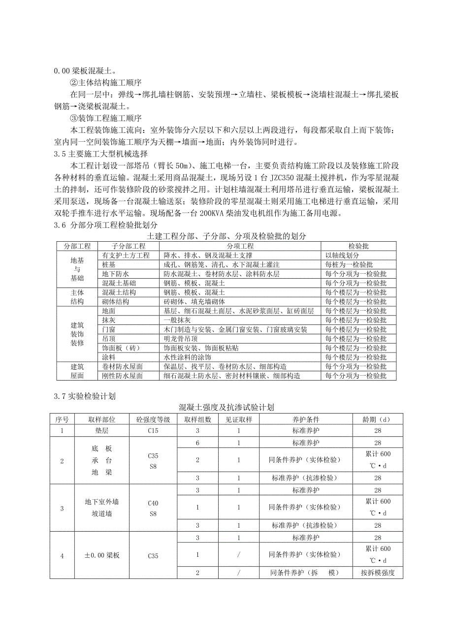 某中心大楼工程施工组织设计_第5页