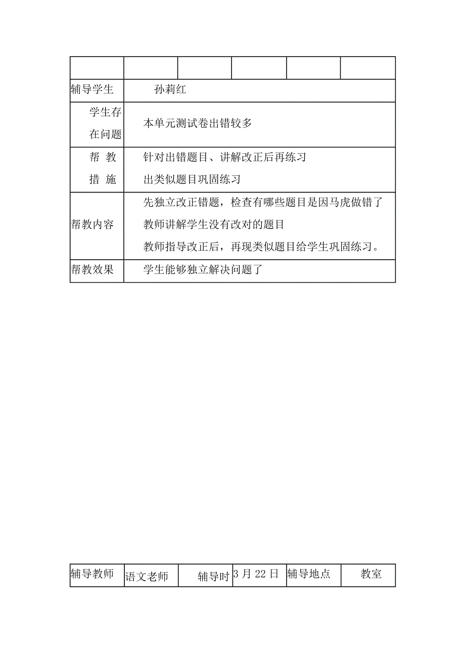 学困生辅导记录辅导教师资料_第3页