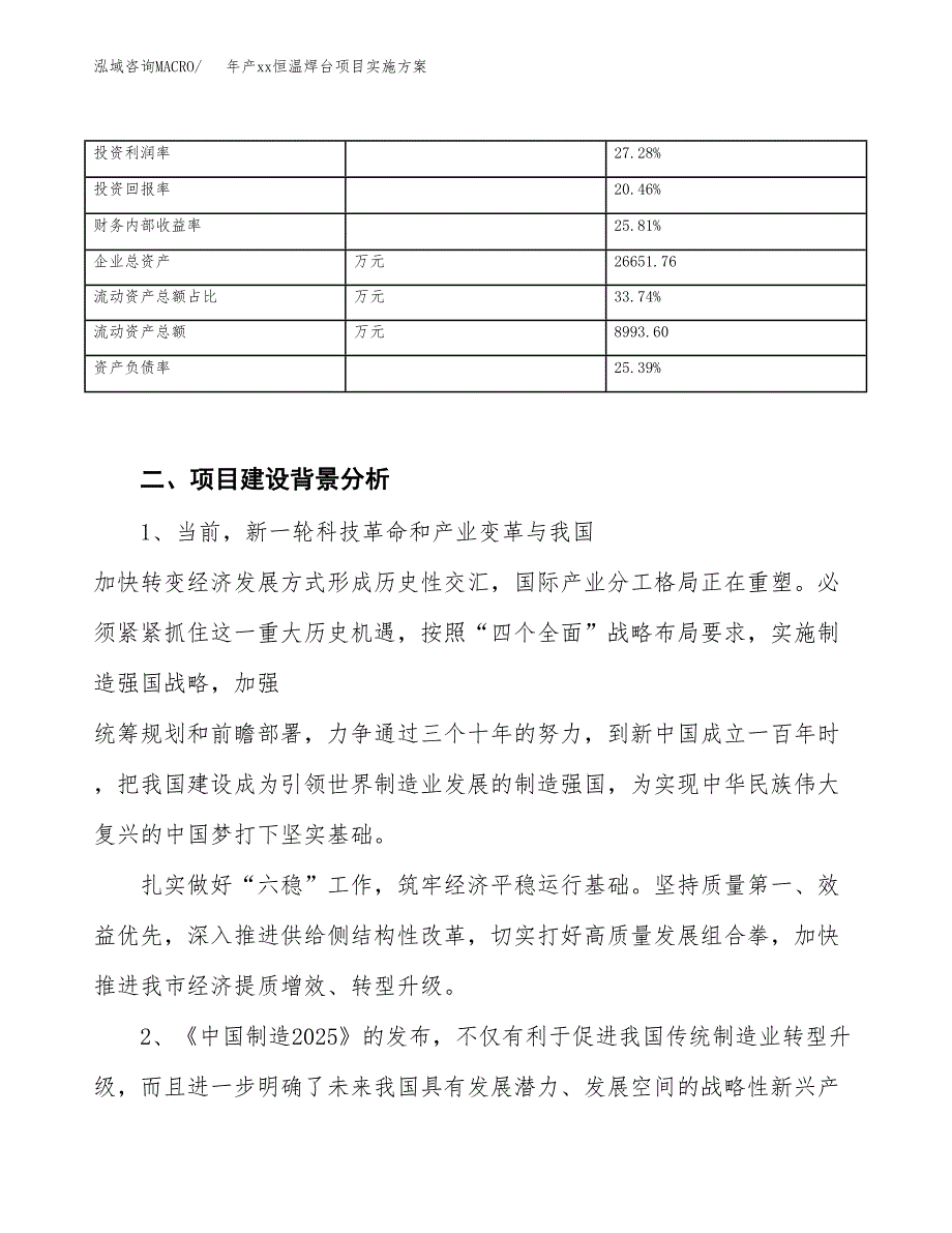 年产xx恒温焊台项目实施方案模板.docx_第3页