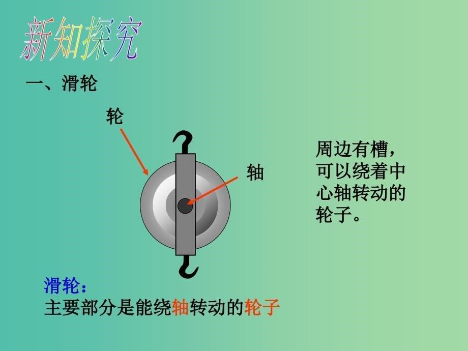 八年级物理下册第十二章简单机械第2节滑轮教学课件新版新人教版_第5页