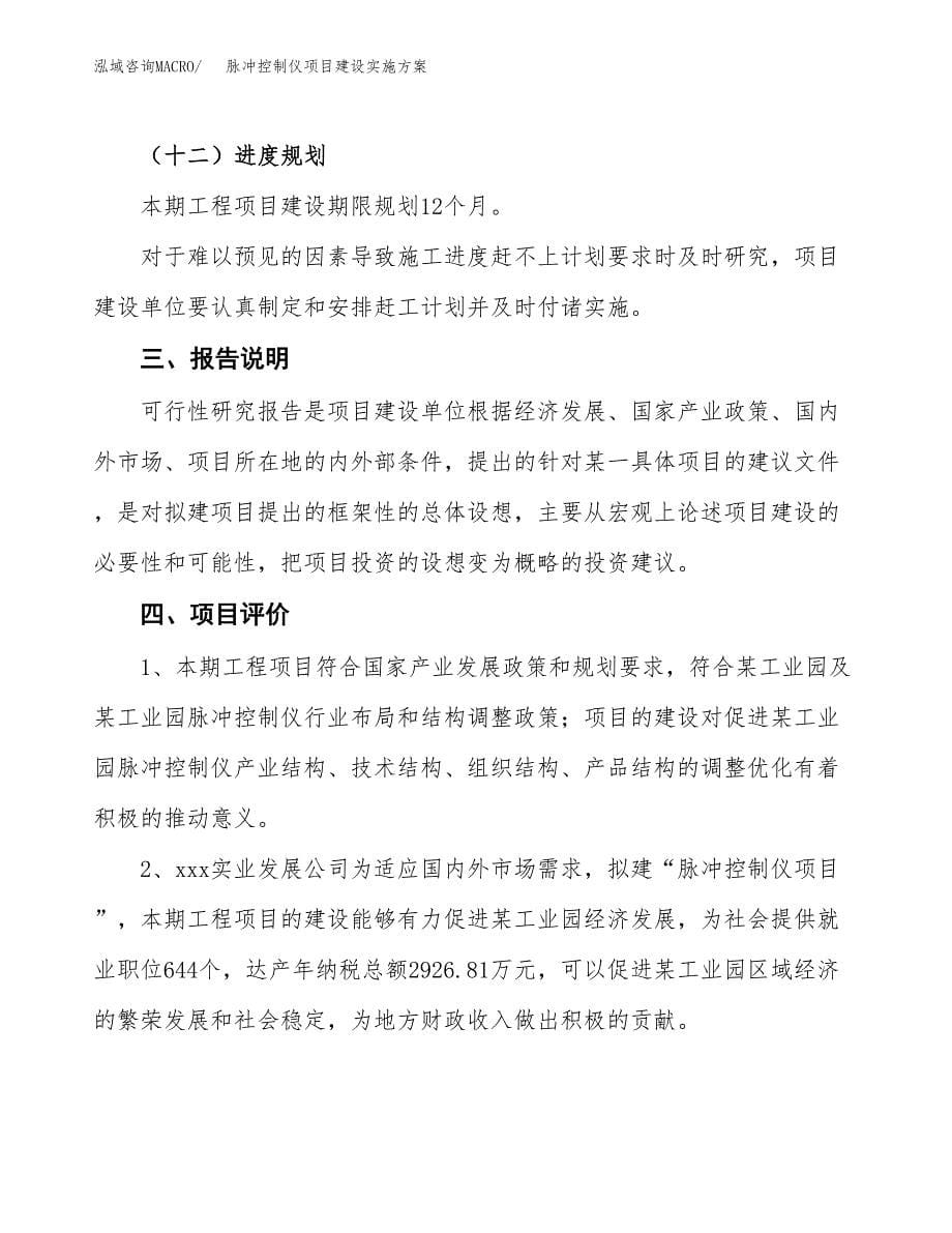 脉冲控制仪项目建设实施方案.docx_第5页