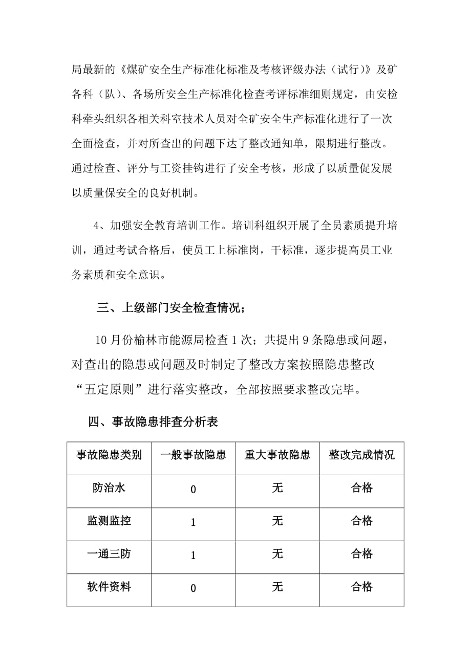 十月份事故隐患统计分析报告资料_第4页