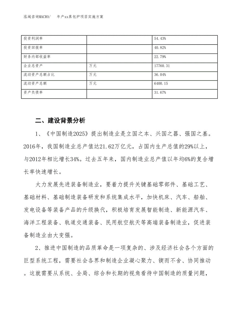 年产xx蒸包炉项目实施方案模板.docx_第3页