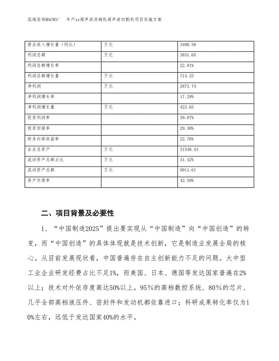 年产xx超声波洗碗机超声波切割机项目实施方案模板.docx_第3页