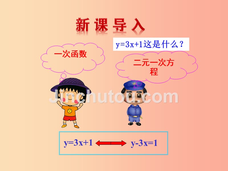 八年级数学下册第十九章一次函数19.2一次函数19.2.3一次函数与方程不等式第3课时教学课件 新人教版_第2页