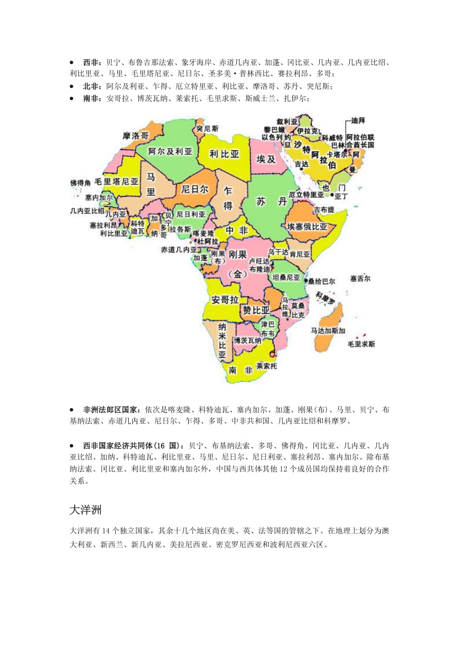 世界国家地理区域划分_第3页