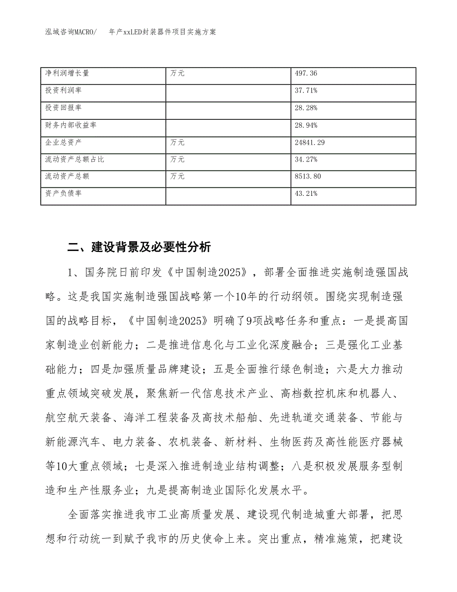 年产xxLED封装器件项目实施方案模板.docx_第3页