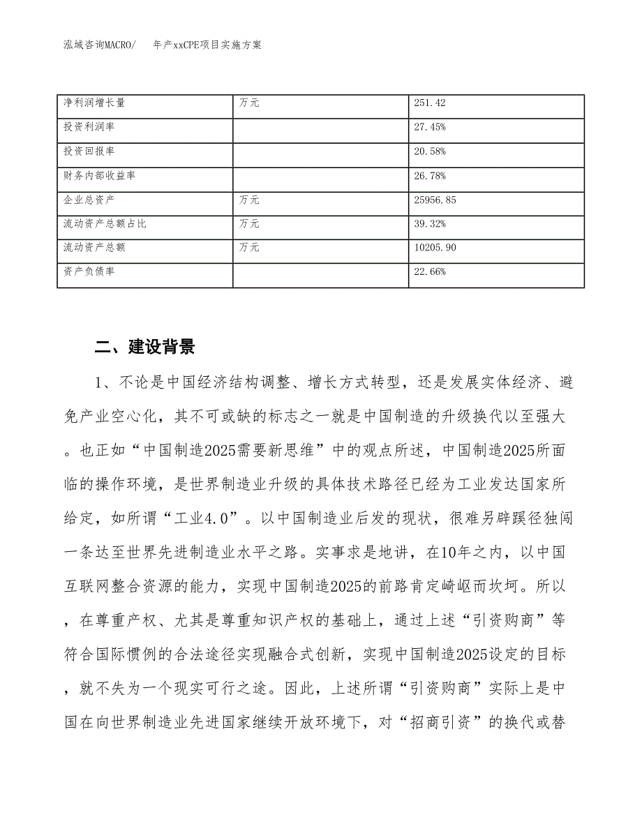 年产xxCPE项目实施方案模板.docx_第3页