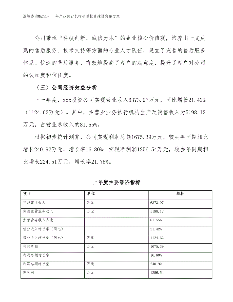 年产xx执行机构项目投资建设实施方案.docx_第4页