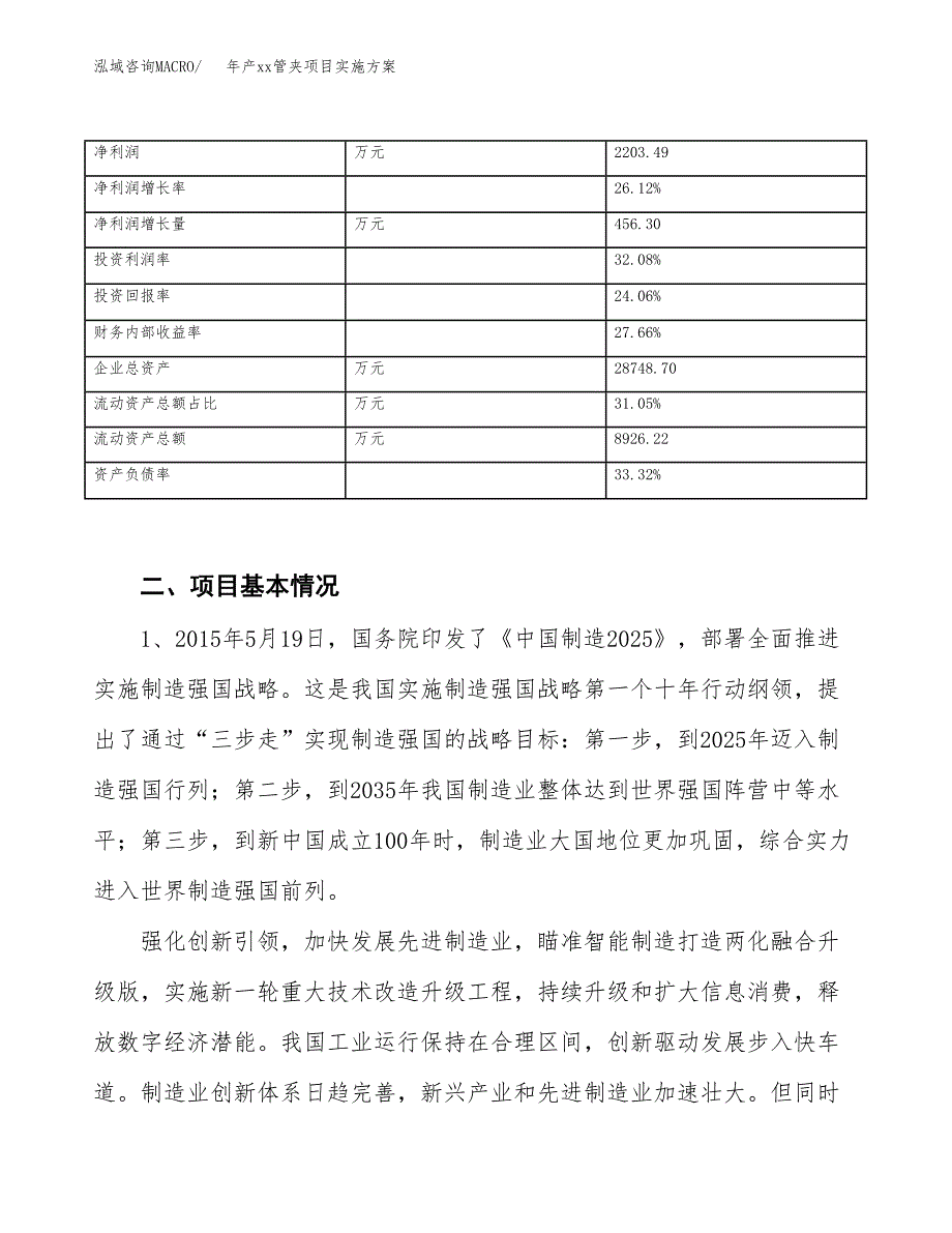 年产xx管夹项目实施方案模板.docx_第3页