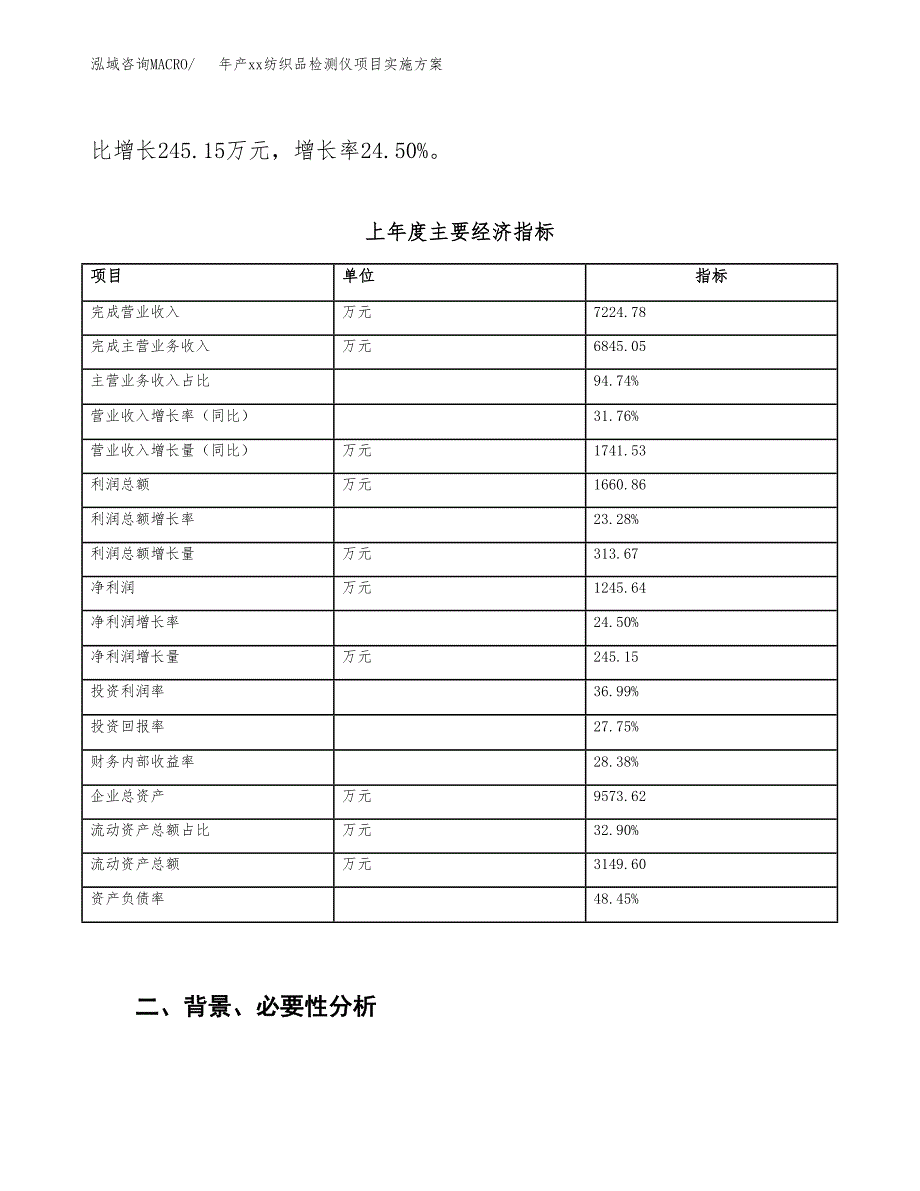 年产xx纺织品检测仪项目实施方案模板.docx_第3页