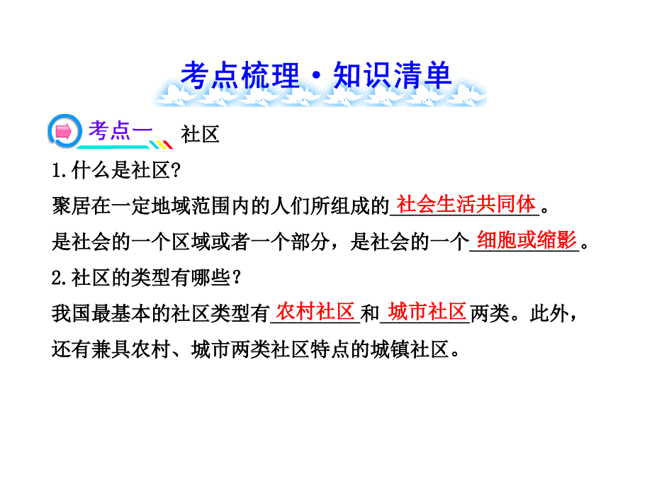 2017中考政治复习课件：5走进社区++感受变化(教科版)(共31张)_第4页