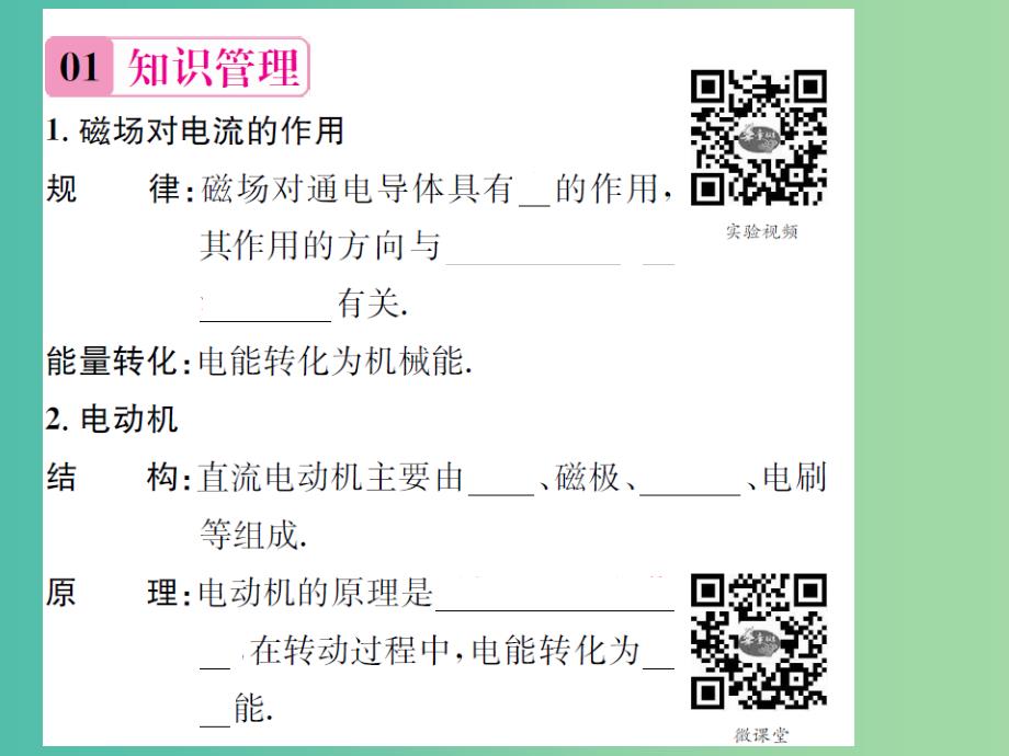 九年级物理全册 第十七章 从指南针到磁浮列车 第三节 科学探究 电动机为什么会转动课件 （新版）沪科版_第2页