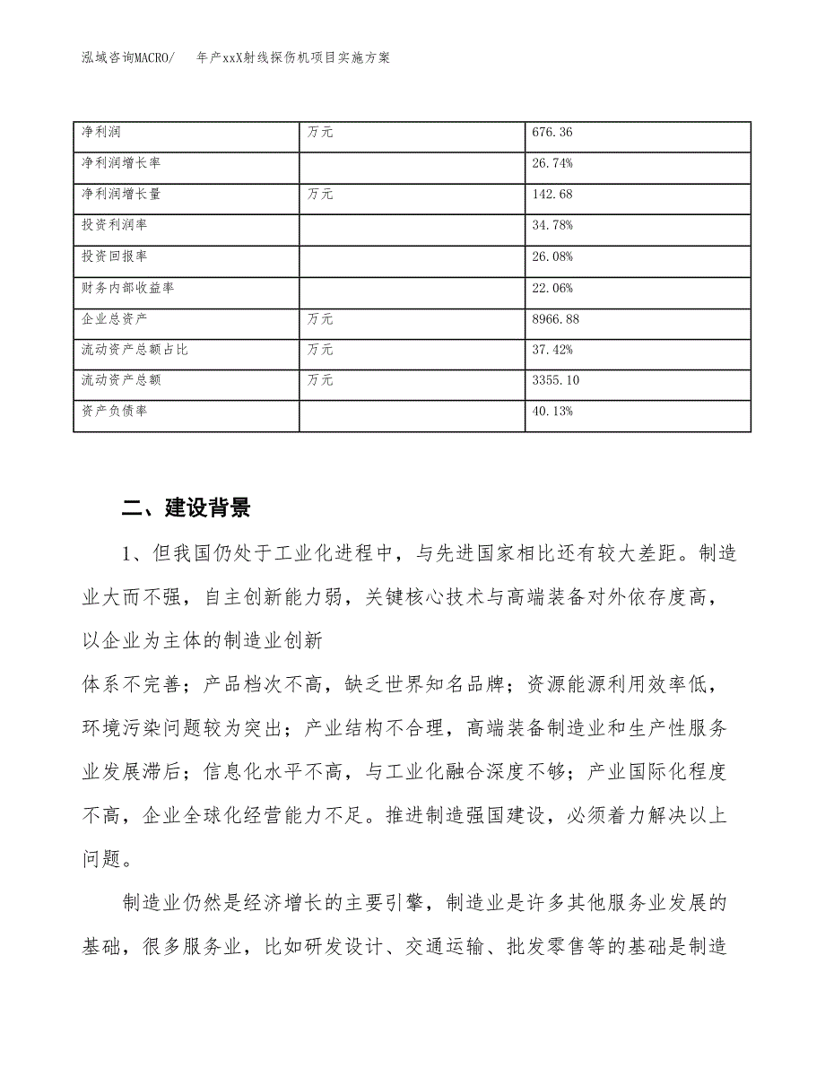 年产xxX射线探伤机项目实施方案模板.docx_第3页