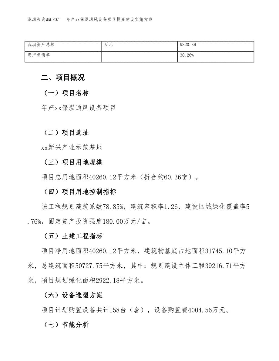 年产xx保温通风设备项目投资建设实施方案.docx_第4页