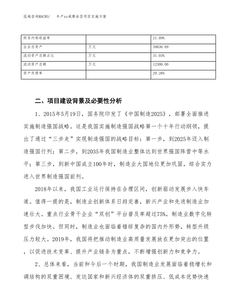 年产xx减摩涂层项目实施方案模板.docx_第3页