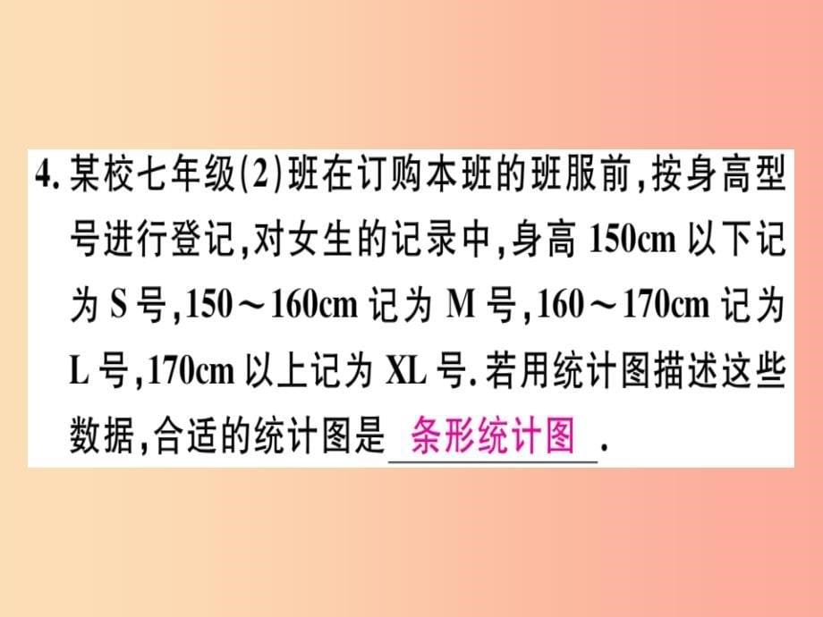 2019年秋七年级数学上册第六章数据的收集与整理6.4统计图的选择第1课时统计图的选择课件（新版）北师大版_第5页