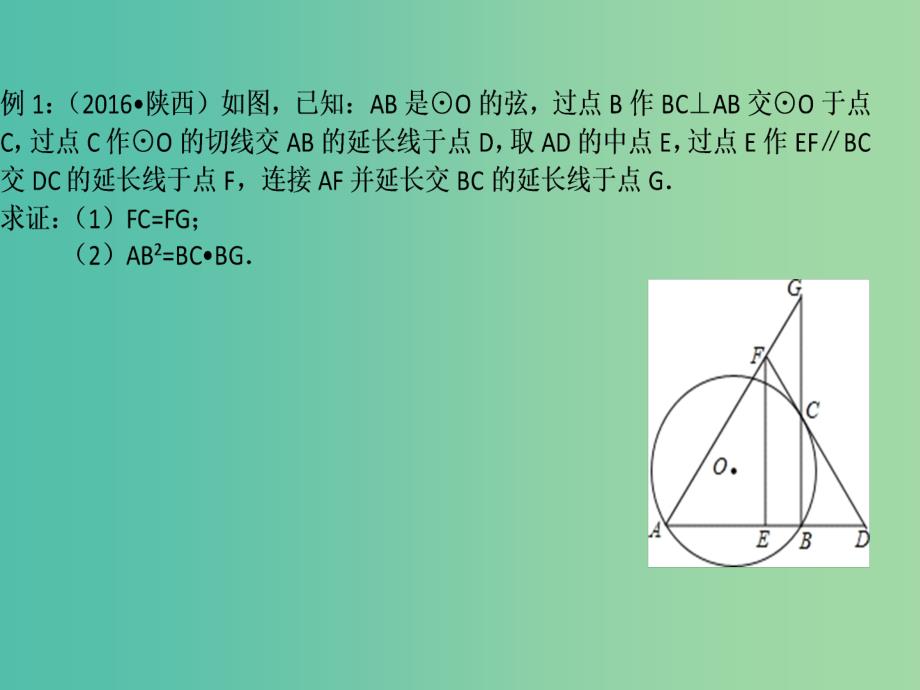 中考数学总复习第六章圆第29讲与圆有关的证明课件_第2页