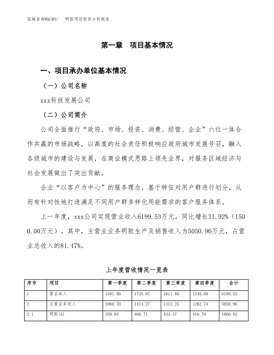 明胶项目投资分析报告（总投资6000万元）（24亩）_第2页