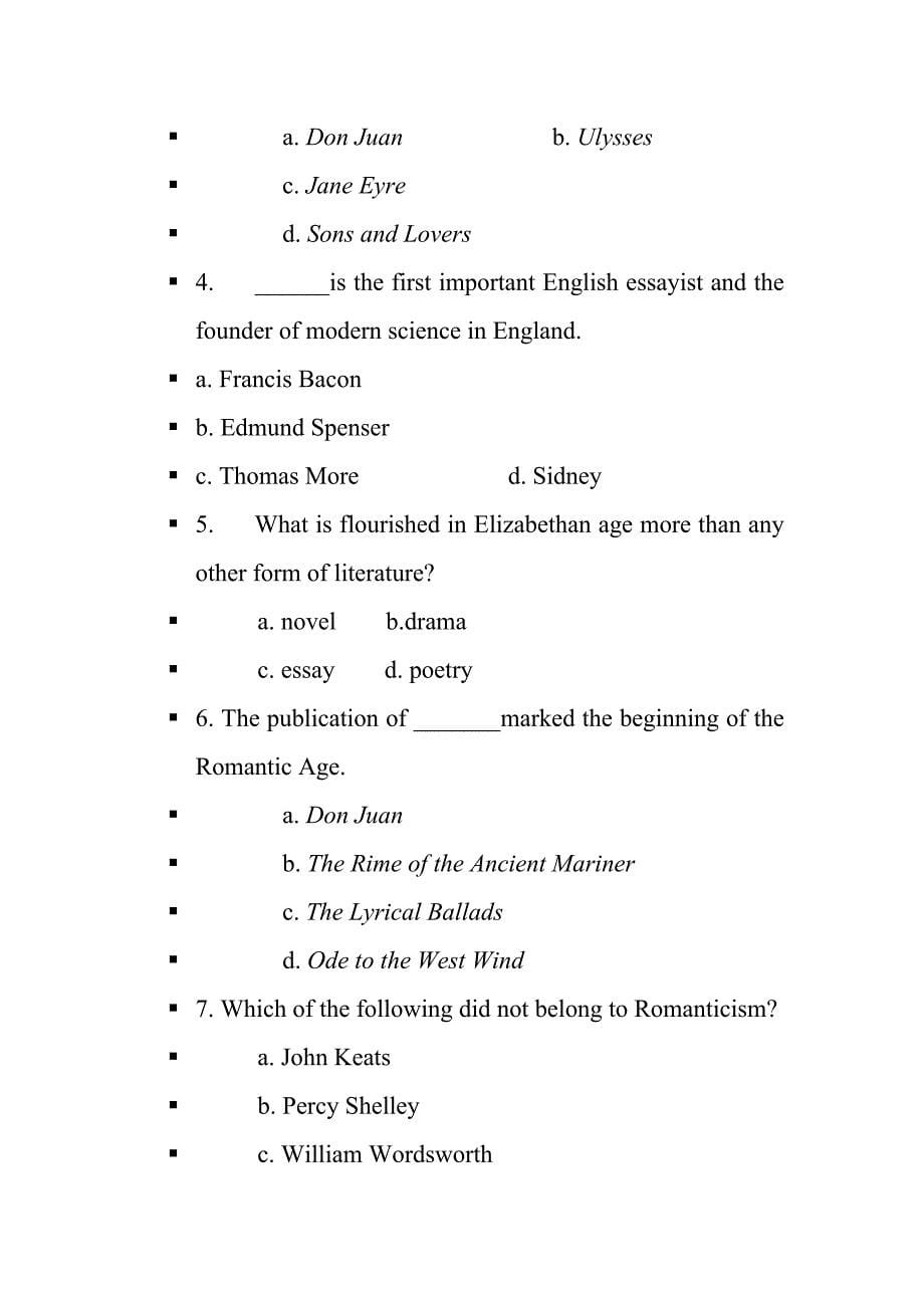 英国文学练习题及答案资料_第5页