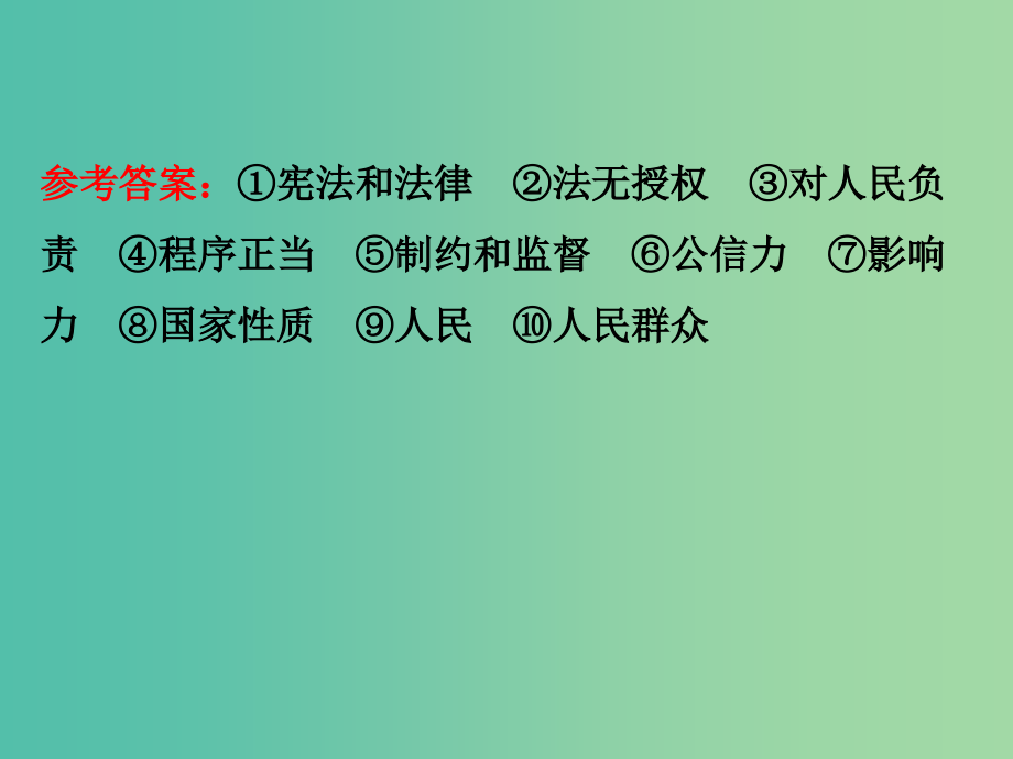 高考政治一轮复习2.2.4我国政府受人民的监督课件新人教版_第4页