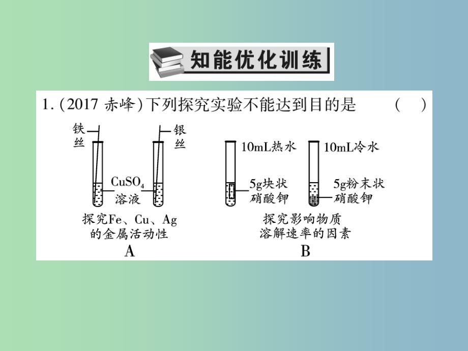 中考化学复习第一部分基础知识复习第三章化学实验第4讲实验与科学探究课件_第2页