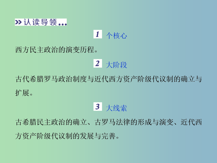 高三历史一轮复习专题四古代希腊罗马的政治文明和近代西方的民主政治专题整合提升课件新人教版_第3页