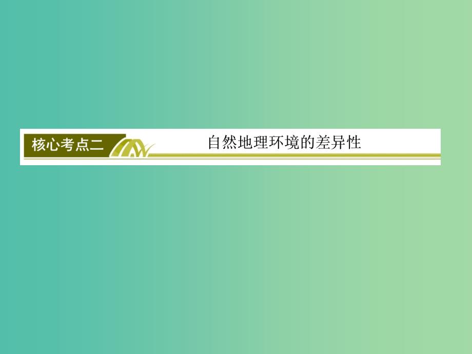 高考地理二轮专题复习第二部分专题突破篇专题五自然地理规律2.5.5.2水平地域分异规律课件新人教版_第4页