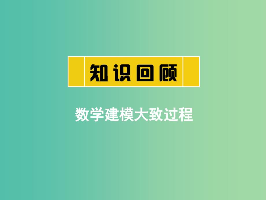 高中数学 3.2.1函数模型的应用实例课件 新人教a版必修1_第1页