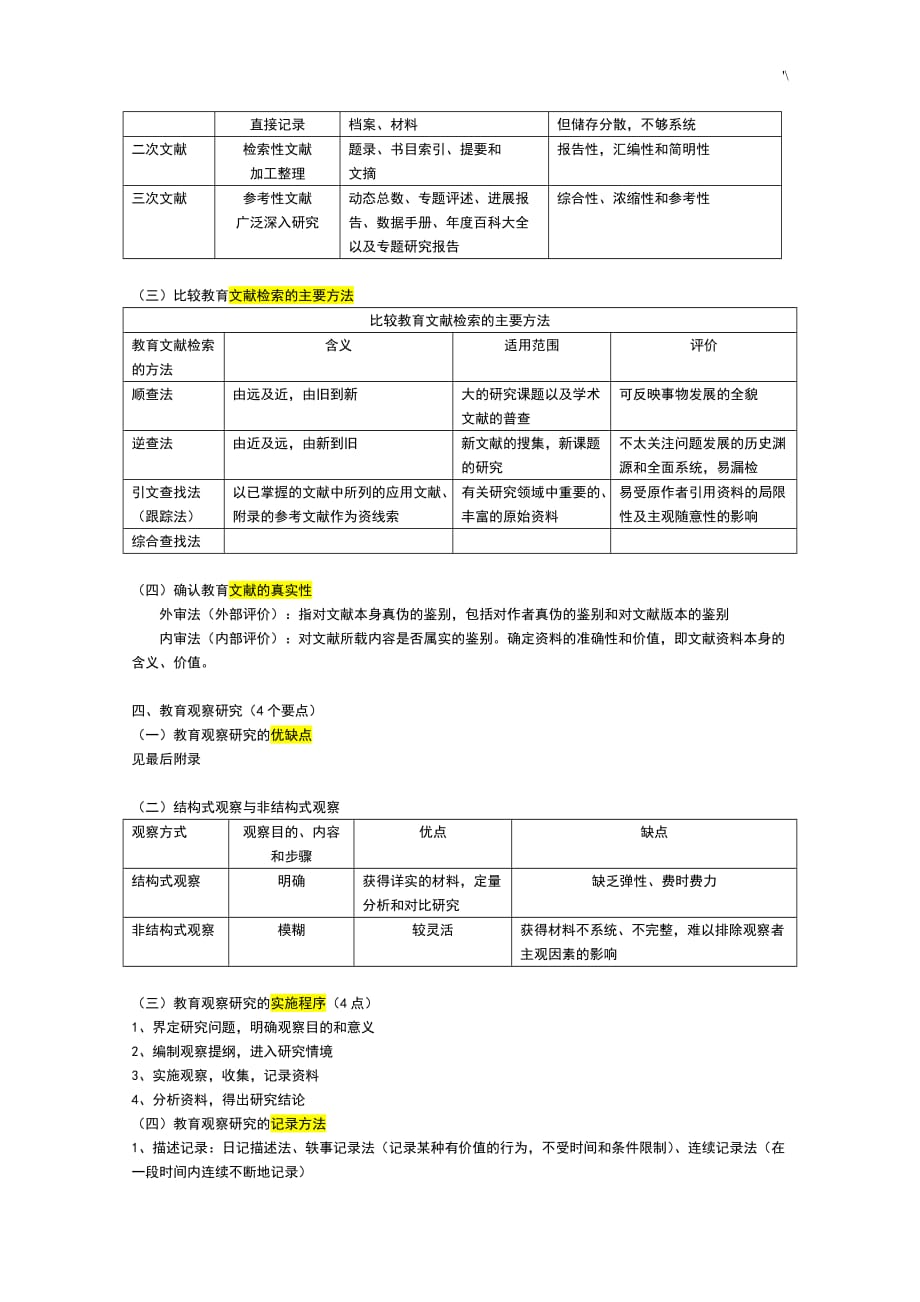 教育教学研究方法知识材料点重要材料_第3页