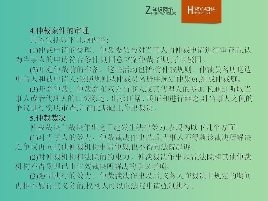 高中政治 专题六 法律救济整合课件 新人教版选修5_第5页