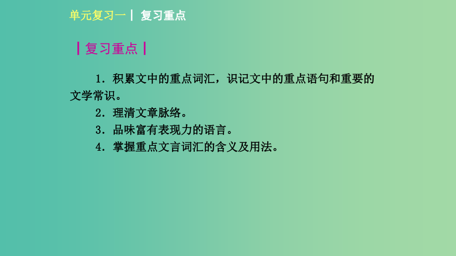 中考语文专题复习 七上 专题1-6课件新人教版_第2页